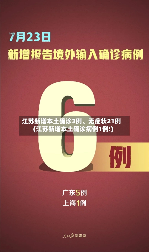 江苏新增本土确诊3例、无症状21例(江苏新增本土确诊病例1例!)-第3张图片