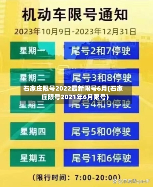 石家庄限号2022最新限号6月(石家庄限号2021年6月限号)-第1张图片
