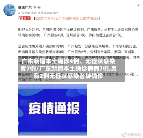 广东新增本土确诊4例	、无症状感染者7例/广东新增本土确诊病例7例,另有2例无症状感染者转确诊-第3张图片