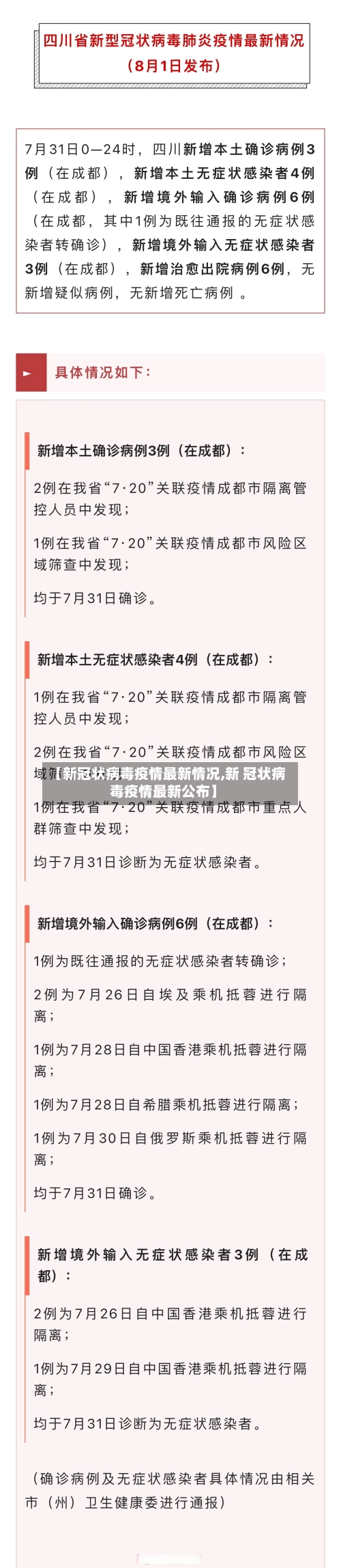 【新冠状病毒疫情最新情况,新 冠状病毒疫情最新公布】-第1张图片