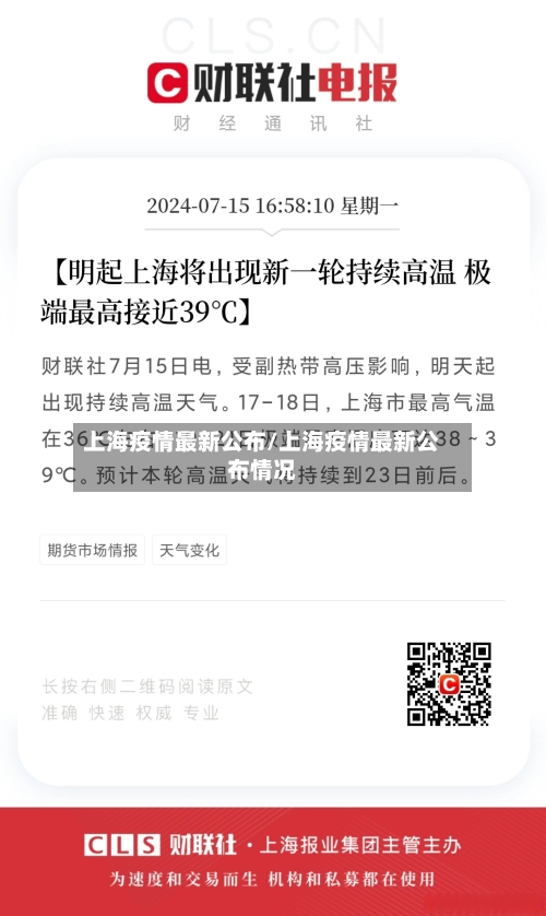 上海疫情最新公布/上海疫情最新公布情况-第1张图片