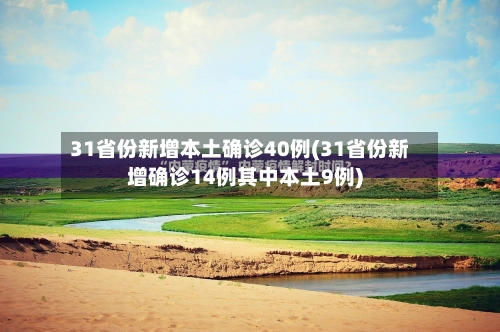 31省份新增本土确诊40例(31省份新增确诊14例其中本土9例)