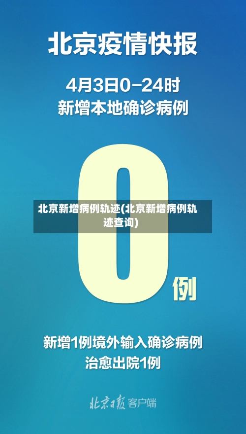 北京新增病例轨迹(北京新增病例轨迹查询)