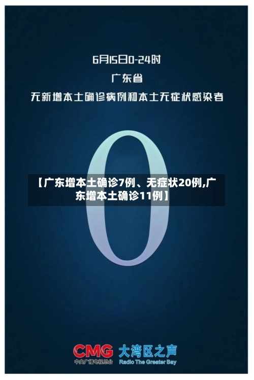 【广东增本土确诊7例、无症状20例,广东增本土确诊11例】-第2张图片