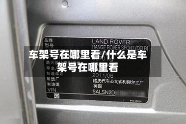 车架号在哪里看/什么是车架号在哪里看-第1张图片