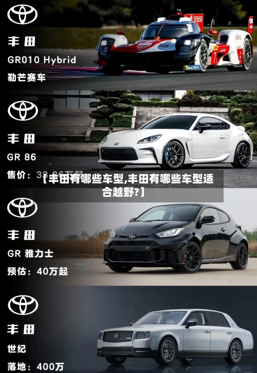 【丰田有哪些车型,丰田有哪些车型适合越野?】-第1张图片