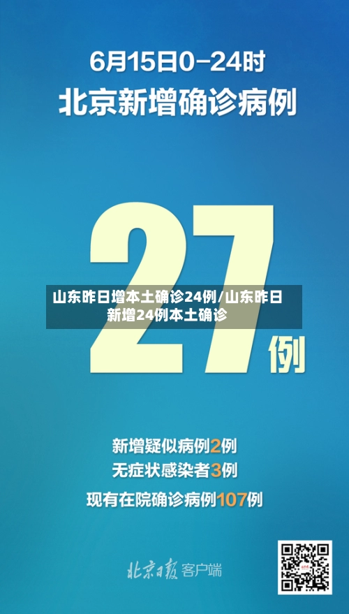 山东昨日增本土确诊24例/山东昨日新增24例本土确诊-第1张图片