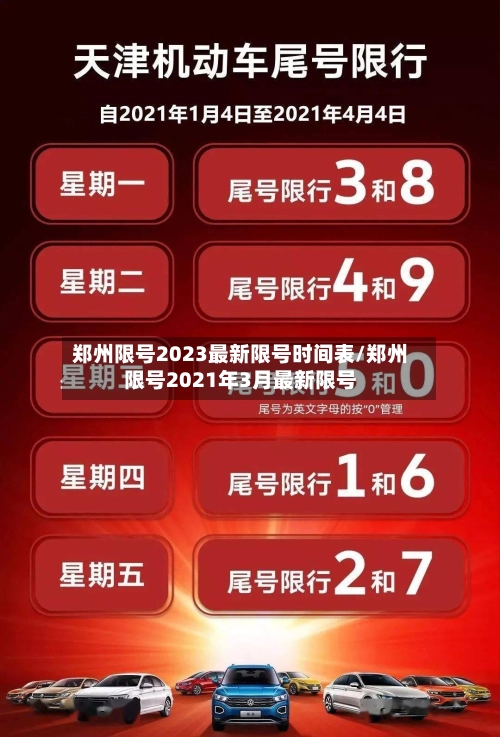 郑州限号2023最新限号时间表/郑州限号2021年3月最新限号-第1张图片
