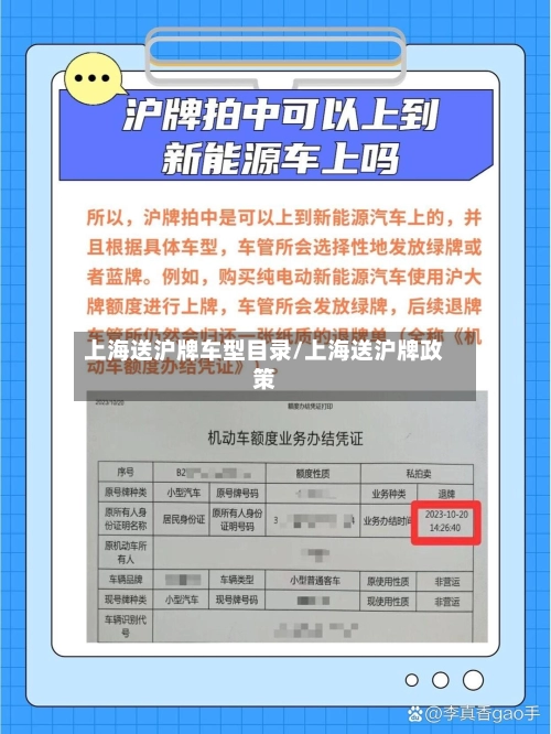 上海送沪牌车型目录/上海送沪牌政策-第2张图片