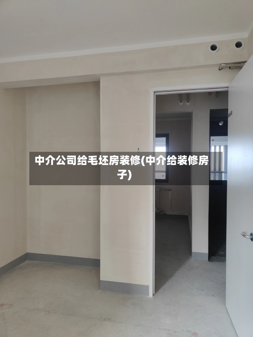 中介公司给毛坯房装修(中介给装修房子)-第1张图片
