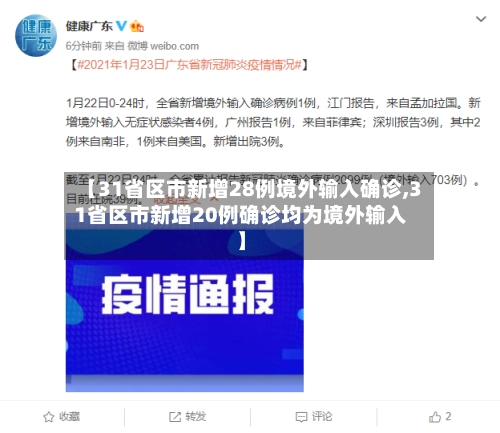 【31省区市新增28例境外输入确诊,31省区市新增20例确诊均为境外输入】-第1张图片