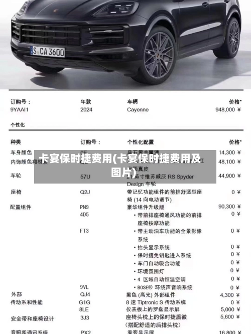 卡宴保时捷费用(卡宴保时捷费用及图片)-第2张图片