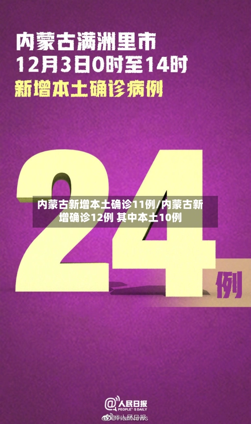 内蒙古新增本土确诊11例/内蒙古新增确诊12例 其中本土10例-第1张图片