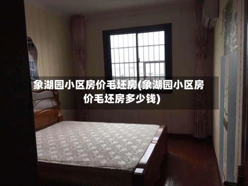 象湖园小区房价毛坯房(象湖园小区房价毛坯房多少钱)-第1张图片