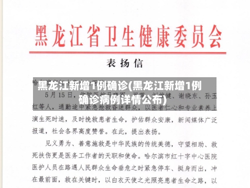 黑龙江新增1例确诊(黑龙江新增1例确诊病例详情公布)-第2张图片