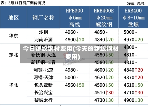 今日锣纹钢材费用(今天的锣纹钢材费用)-第2张图片