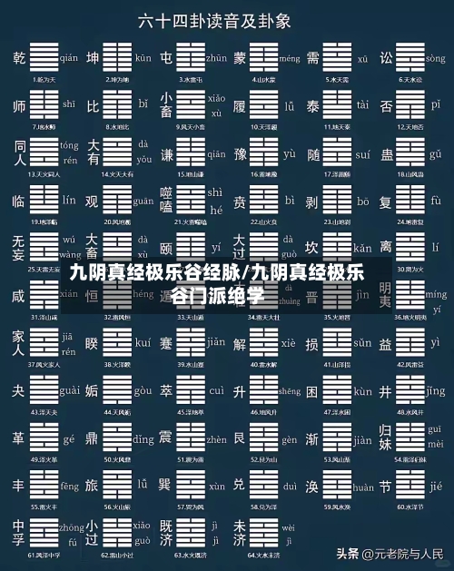 九阴真经极乐谷经脉/九阴真经极乐谷门派绝学-第1张图片