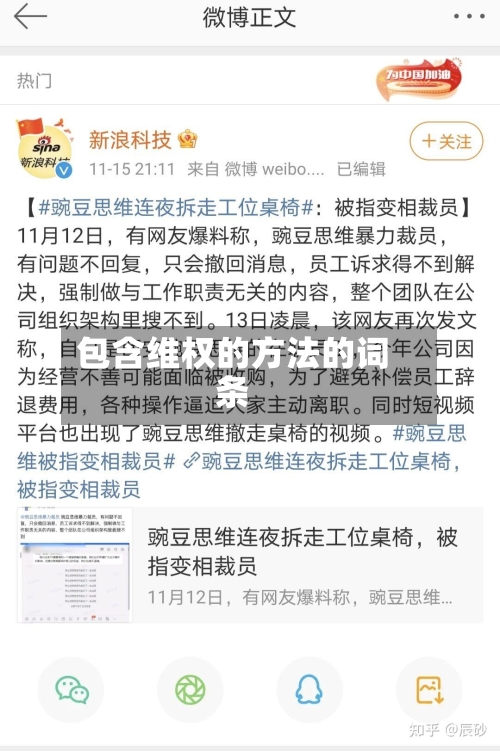 包含维权的方法的词条-第3张图片